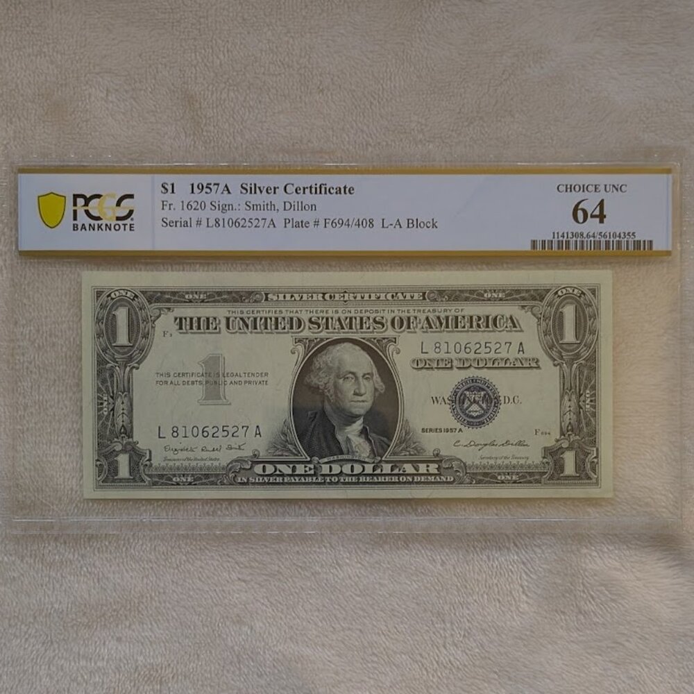 OB1 1957A Silver Certificate GRD 64